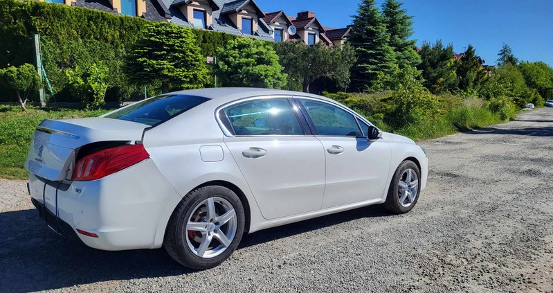 Peugeot 508 cena 19999 przebieg: 205000, rok produkcji 2012 z Biała małe 92